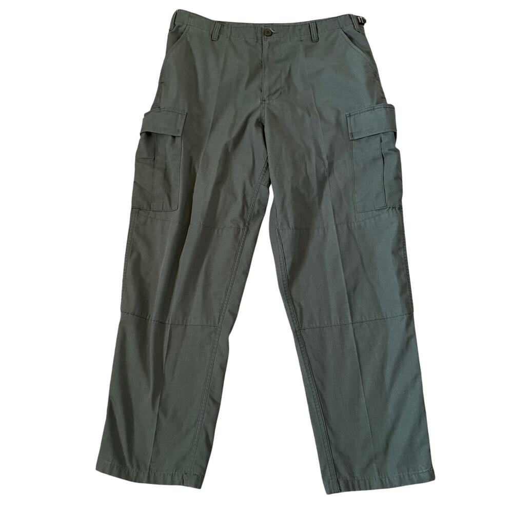 Tru-Spec BDU Basics Green Cargo Rip Stop Utility Pants Tag Missing Mens 38x31